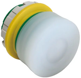 Emergency stop, turn/pull release, mounting Ø  22 mm, illuminated, red, 2 Form B (N/C), XW1E-LV3SG02Q4TWR