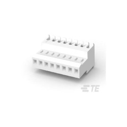 TE Connectivity 3-640621-8 Feed Thru Connector Female Unshrouded 8P 24AWG White