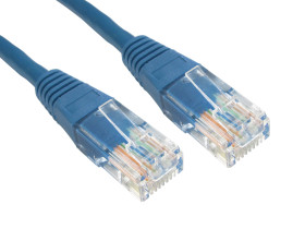 Kabel Ethernet Cat6 długość 2m Z zakończeniem RS PRO PVC l. żył: 8 średnica 5.5mm