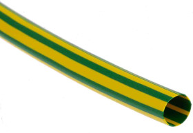 Osłona termokurczliwa średnica przed 6mm zielona/żółta średnica po skurczeniu 3mm TE Connectivity 2:1 dł. 1.5m