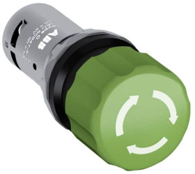 ABB 1SFA619500R1072 CE3T-10G-11 Przycisk grzybkowy zielony 1 szt.