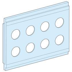 PrismaSet Płyta montażowa z ośmioma otworami fi 22mm LVS08862