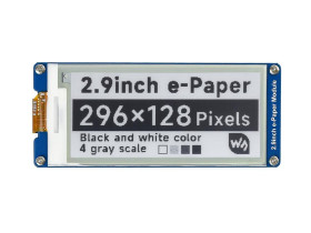 Waveshare 296x128, 2.9inch E-Ink display module