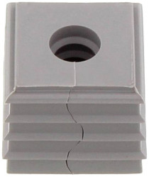 CONTA-CLIP 28568.6 Element uszczelniający KDS-DE 7-8 GR, (D x S x W) 20.3 x 20.3 x 17.7 mm, termoplastyczny elastomer, 1