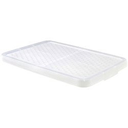 Curver 230303 Essentials stackable tray lid for 45L boxes transparent