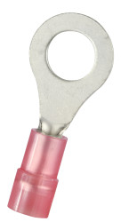 Zacisk oczkowy rozmiar przewodu 1.5mm² Ø , M6 izolowany średnica wew 6.4mm Czerwony RS PRO