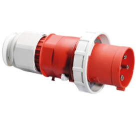 Wtyczka TE z zintegrowanym zadławieniem MULTI-GRIP 125A 4p 400V 6h IP67 2195
