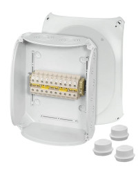 Puszka odgałęźna 255x205x112 5x16mm2 CU/AL IP66 szara DK 2516 A 62000166