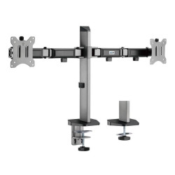 Uchwyt przegubowy na dwa monitory Deluxe Ergo Office, 17-32, max. 9kg, ER-449