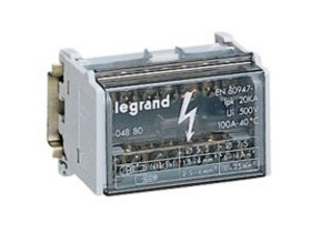 Blok listew rozdzielczych 2-biegunowy 125A BR 2-15 TH35 004882 LEGRAND