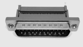 DB25 connector male flatcable