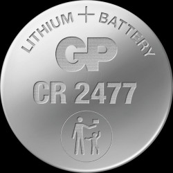 0602477C1 Lithium button cell, 3 V, 24,5x7,7 mm