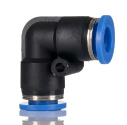 Złączka pneumatyczna Wciskane 8 mm Wciskane 8 mm RS PRO Adapter kolankowy do rur