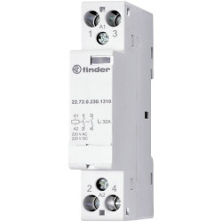 Finder 22.34.0.024.4620 installation contactor 25A 250V AC 2NO/2NC IP20