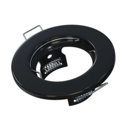 SARA Oprawka okrągła stała czarna MR16 LED LABS