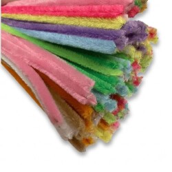 Chenille Sticks (Pipe Cleaners) - 100pc Multi-Colored Pack