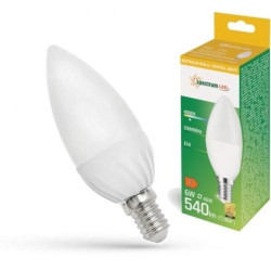 Żarówka LED E14 230V 6W świecowa 540lm neutralna 75.0302