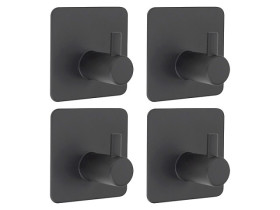 WIESZAKI METALOWE SAMOPRZYLEPNE CZARNE