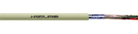 Sheathed line, 8-wire, J-2Y(ST)Y, 4 x 2 x 0.6 mm, gray, PVC, 0034173