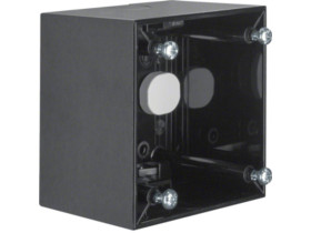 Integro Flow Puszka natynkowa 1 pojedyncza wysoka czarny połysk 911512510 HAGER