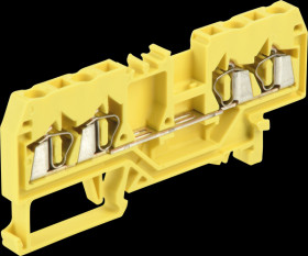 280-832 Feed-through terminal block, 4-wire, 1-pole, Ø 0.08 - 2.5 mm