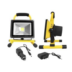 Halogen - lampa robocza LED 20W akumulatorowa z ładowarką 12V/230V