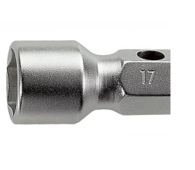 Klucz nasadowy, dł. całkowita: 200 mm, końcówka: Sześciokątna, rozmiar: 27 x 29 mm