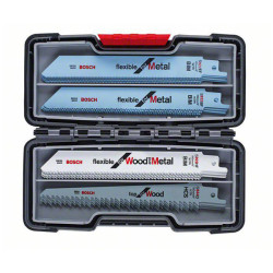 Bosch 2607010902 Sabre Saw Blade Set Wood/Metal 20-Part Tough Box