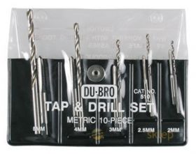 ZESTAW METRYCZNYCH WIERTEL I GWINTOWNIKO