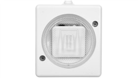 Trol Łącznik Hermetyczny Natynkowy Pojedynczy Ip44 Biały 100401