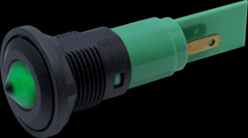 19421235 LED signal light, green, 230 VAC, Ø16 mm, 255 mcd