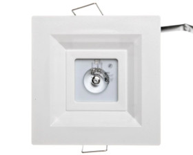 Oprawa awaryjna LOVATO P ECO LED 3W 315lm opt. otwarta 1h jednozadaniowa biała LVPO/3W/E/1/SE/X/WH