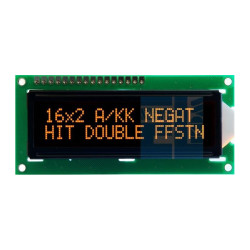 BLACKLINE LCD 2x16 E DLA A/KK 16x2 AMBER CYRYLICA NOWOŚĆ