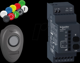 XB5RMA04 Wireless pushbutton with receiver, 24 - 240 V