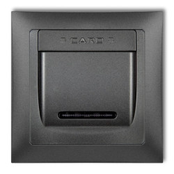 DECO Łącznik hotelowy DECO Soft grafitowy 11DSHSO-1