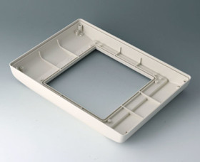 Housing lower part, ABS, (W x H x D) 275 x 36.5 x 195 mm, gray white, B4046767