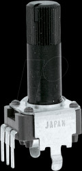 RK09K1130A0H ALPS rotary potentiometer, linear, 6 mm, mono, 10 K, vertical