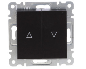 Lumina Łącznik żaluzjowy monostabilny (zwierny) czarny WL0323