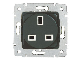 SISTENA LIFE Gniazdo pojedyncze z uziemieniem angielskie białe 775849 LEGRAND