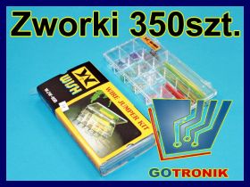 Zestaw zworek do płytek stykowych 350 sztuk