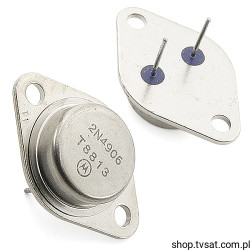 2N4906 PNP 80V 5A 80W TO3 MOTOROLA