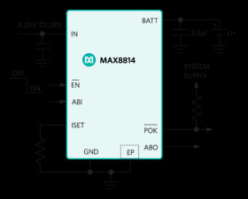 28V Linear Li+ Battery Charger with Smart Autoboot Assistant