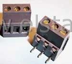 Listwa 3- zaciskowa ( R= 5,08 ) h= 19 kątowa