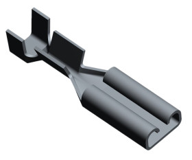 Konektor płaski Żeński 2.8 x 0.8mm długość 14mm Cyna