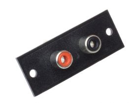 Gniazdo 2x RCA na płytce (2 sztuki)