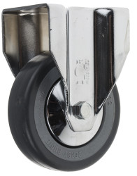 Koło samonastawne średnica kabla 80mm Płyta RS PRO 50kg wysokość całkowita 109mm