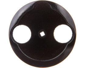 1930 Element centralny do gniazda antenowego 2-wyjściowego czarny 103921