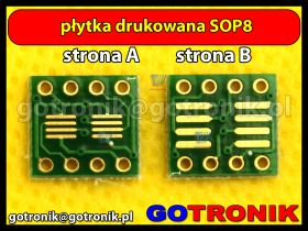 Płytka drukowana SO8, SOP8, SOIC8 / SSOP8, TSSOP8, MSOP8
