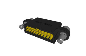 Listwa stykowa PCB 20-pinowe MHDAS raster: 1.27 mm Prosty 2-rzędowe Amphenol Socapex Do montażu na płytce drukowanej W