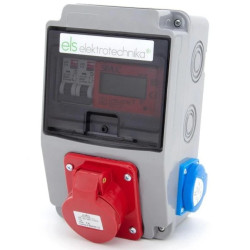 Rozdzielnica budowlana 2*GS 230V + 16A/5 + zabezpieczenia + certyfikowany licznik MID, 6NO22C10L